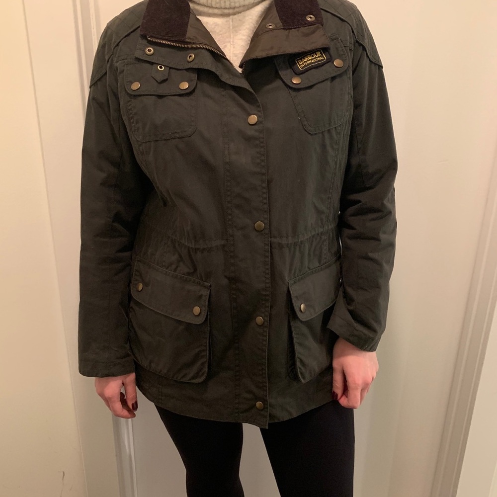 Green Barbour Jacket, Size 12